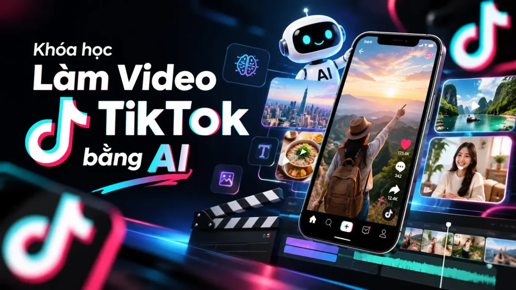 Khóa học Làm Video TikTok bằng AI