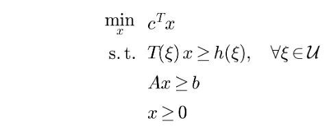 Công thức quy hoạch tối ưu hóa bền vững (Robust Optimization)